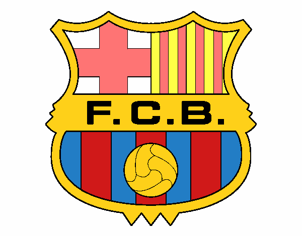 Dibujo de Escudo del F.C Barcelona