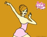 Barbie en postura de ballet