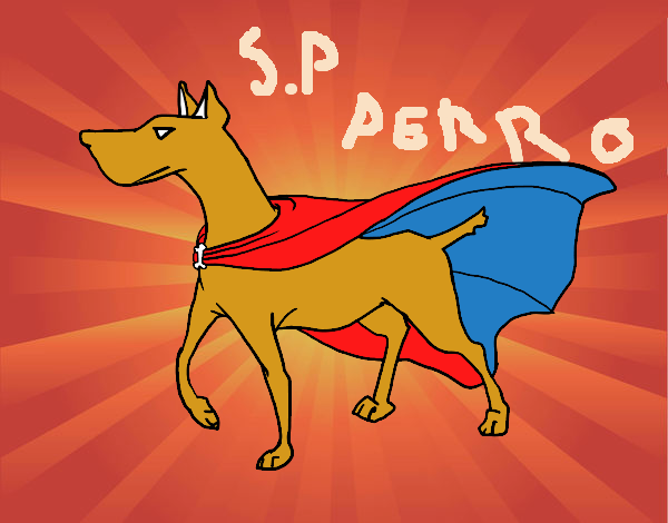 Perro superhéroe