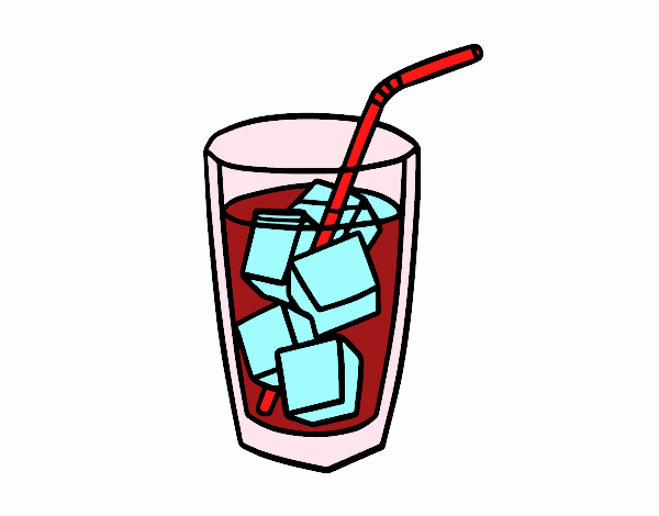 Un vaso de refresco