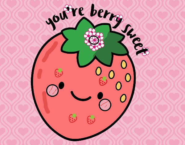 frutilla kawaii  