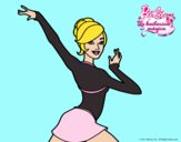 Barbie en postura de ballet