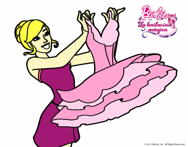 Barbie y su vestido de ballet