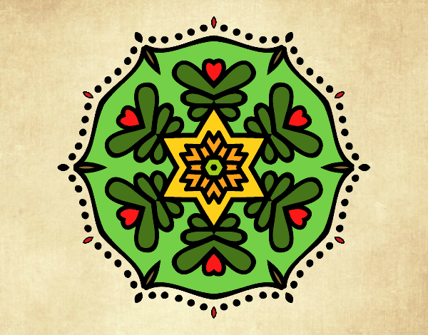 Mandala simétrica