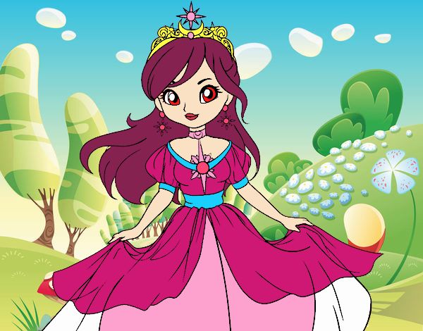 Princesa esmeralda roja
