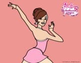 Barbie en postura de ballet