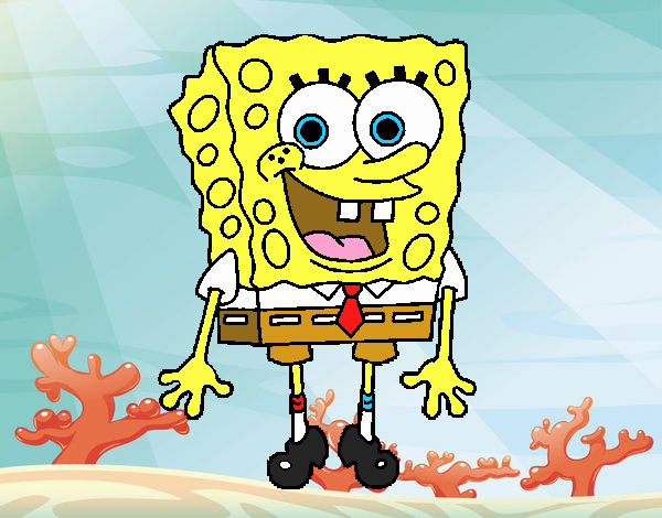 Bob Esponja alegre