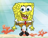 Bob Esponja alegre