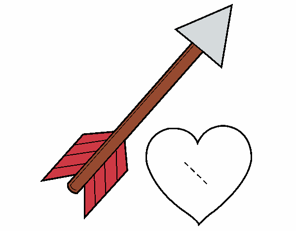 Flecha y corazón