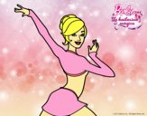 Barbie en postura de ballet