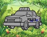 Un coche de policía