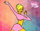 Barbie en postura de ballet