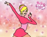 Barbie en postura de ballet