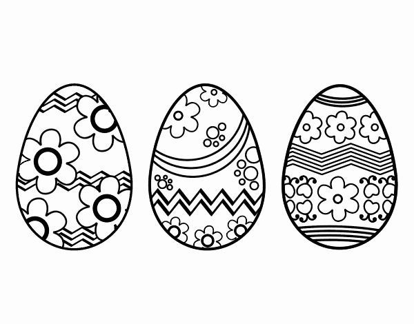 Tres huevos de pascua