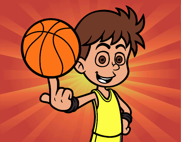 Jugador de baloncesto junior