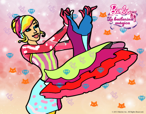 Barbie y su vestido de ballet