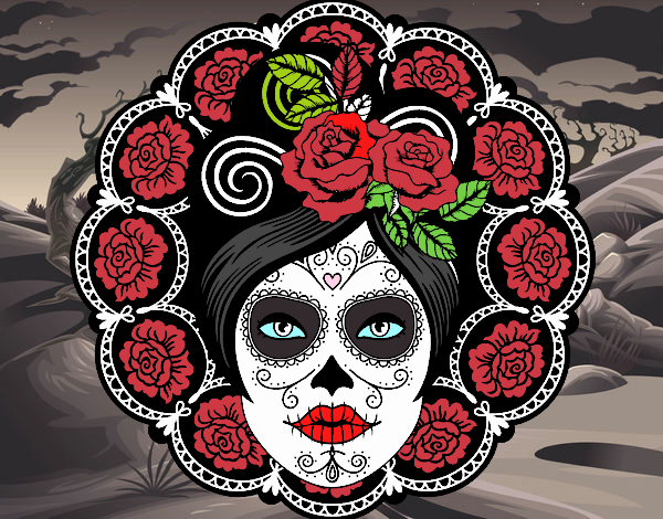 Calavera mejicana femenina