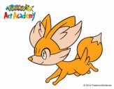 Fennekin corriendo