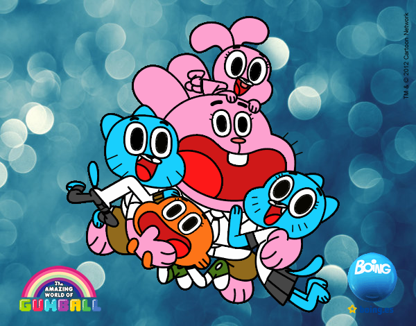 Gumball y amigos contentos