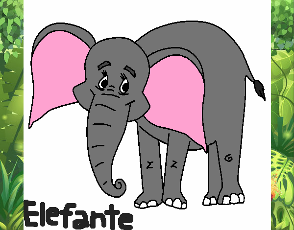 Elefante feliz