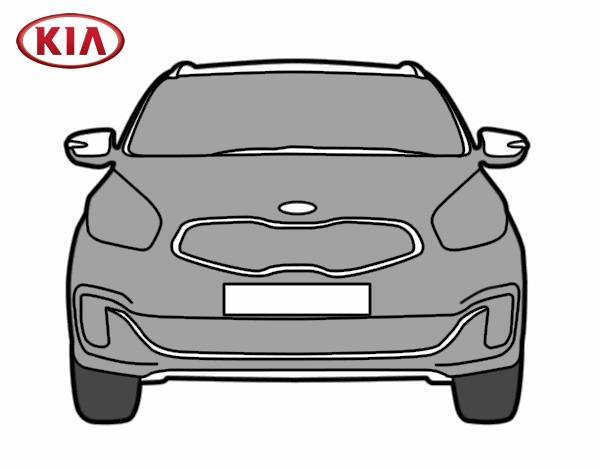 Kia Carens frontal