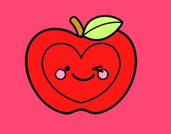 Manzana corazón