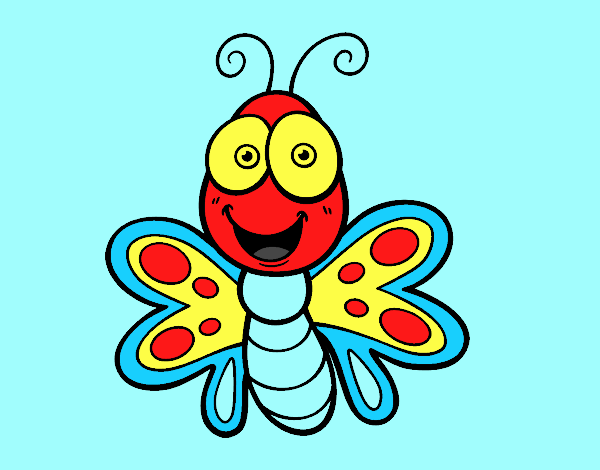 Mariposa sonriente