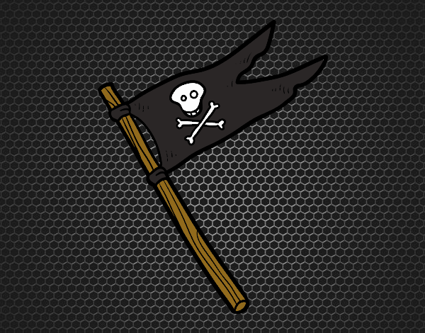 Una bandera pirata