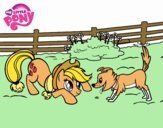 Applejack y Winona