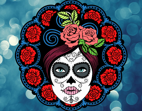 Calavera mejicana femenina