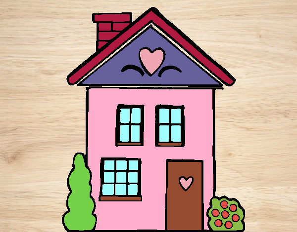 Casa con corazones