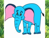 Elefante feliz