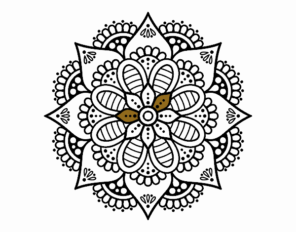 Mandala flor de primavera