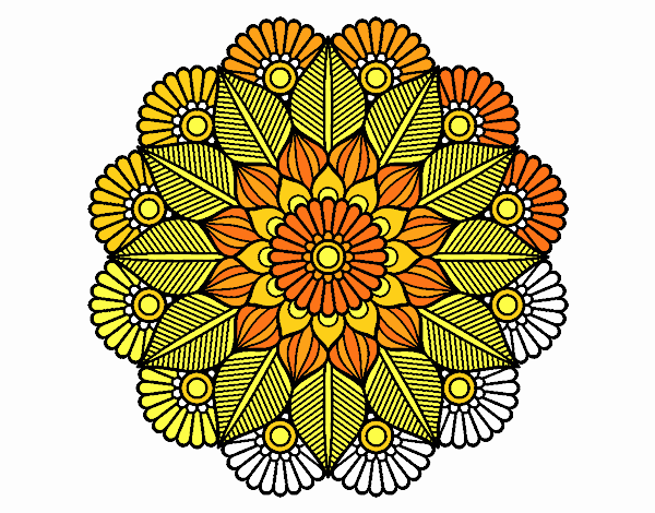 Mandala jardín vegetal