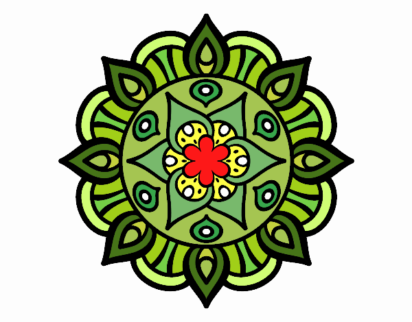 Mandala verde