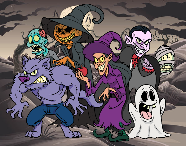 Monstruos de Halloween