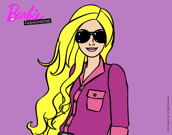 Barbie con gafas de sol