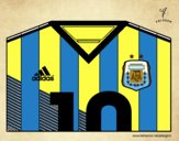 Camiseta del mundial de fútbol 2014 de Argentina