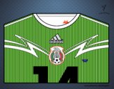 Camiseta del mundial de fútbol 2014 de México