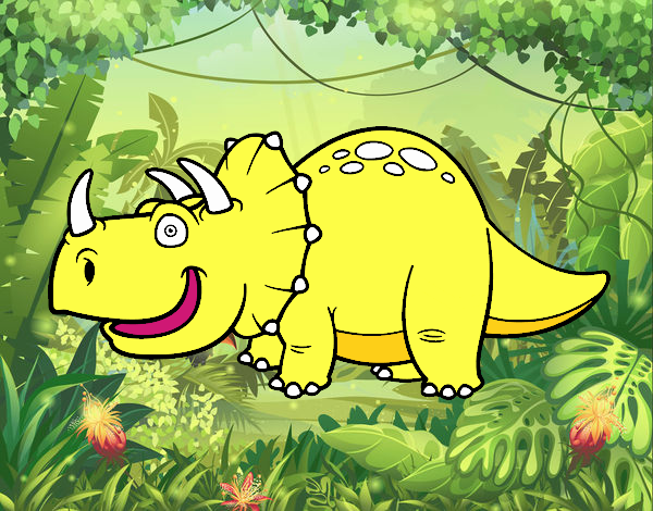 triceratops in the bost