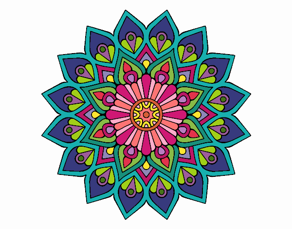 Mandala destello creciente