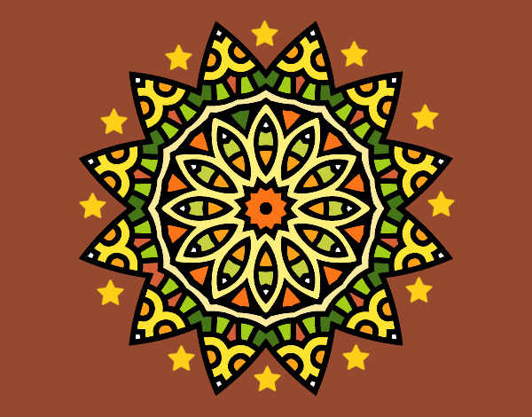 Mandala estrella