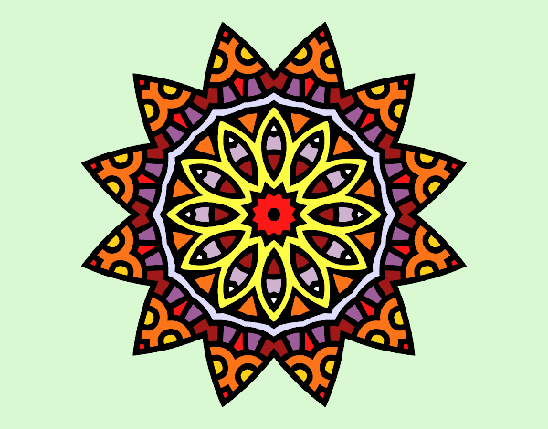 Mandala estrella