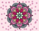 Mandala flor de primavera