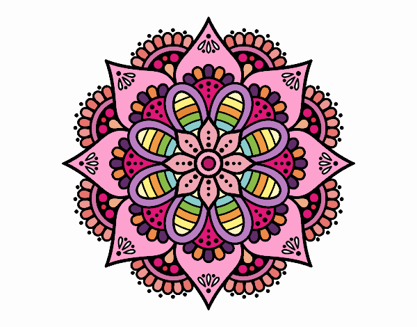 Mandala flor de primavera