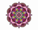 Mandala flor de primavera