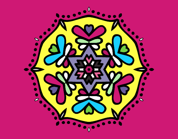 Mandala simétrica