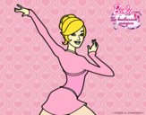 Barbie en postura de ballet