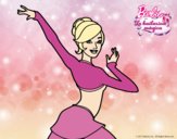 Barbie en postura de ballet