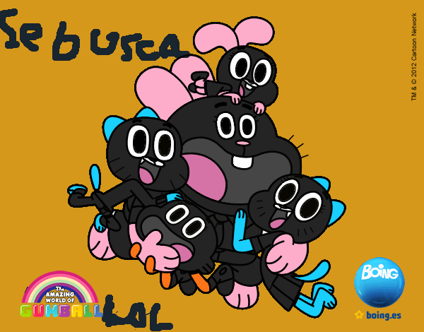 Gumball y amigos contentos